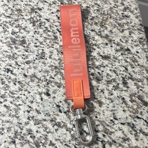 Lululemon Orange Keychain Accessory
